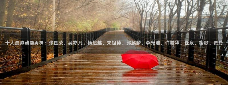 里番动漫.：十大最帅动漫男神：张国荣、吴亦凡、杨超越、宋祖德、郭麒麟、李光洁、许鞍华、任泉、胡歌、贾玲